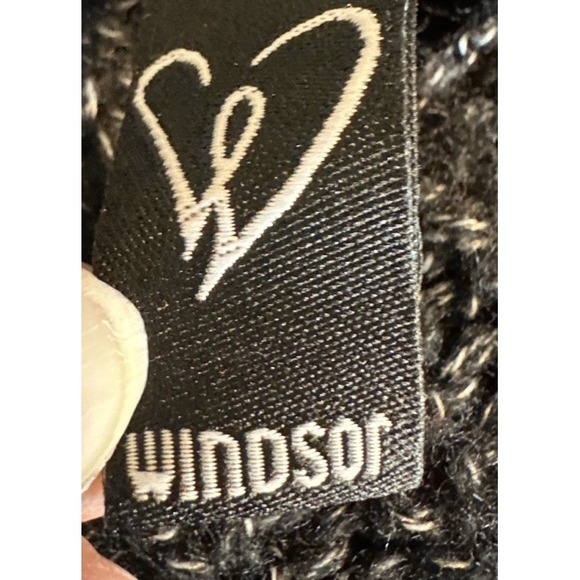 Windsor Womens Long Sleeve Distressd Boho grunge tunic long length sweater sz M - Picture 8 of 8